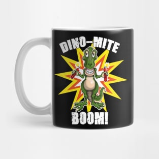 Dino Mite Funny Dino T Rex Dinosaur Mug